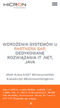 Mobile Screenshot of hicron.com